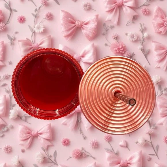 Starbucks Venti Pink Shimmer Shell Mermaid Scales Cold Cup Tumbler NWT - Picture 4 of 6